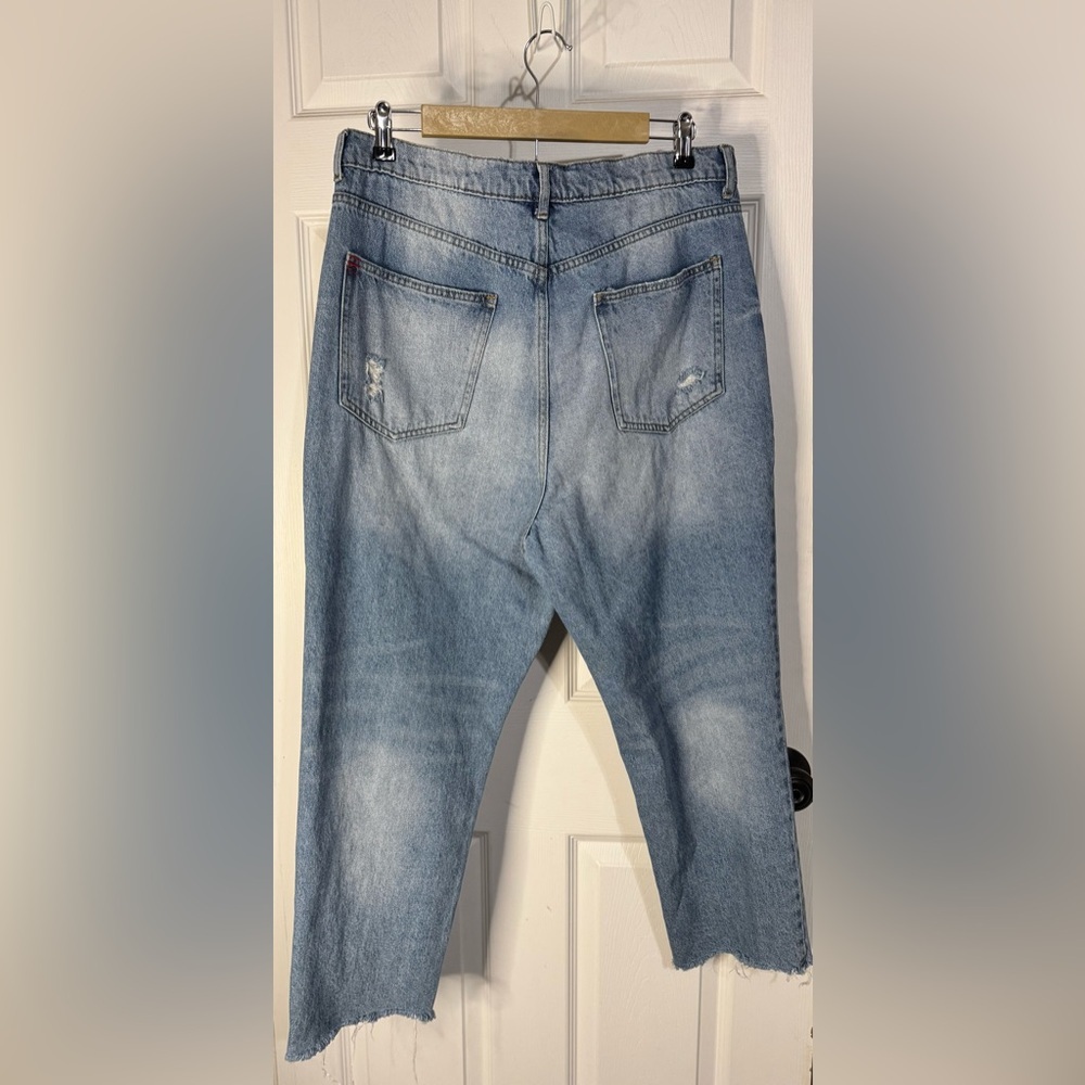 BDG Destructed Straight Vintage Wash Button Fly Baggy Denim Jeans Size33(35) - Picture 5 of 11